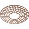 Ekena Millwork Fink Wood Fretwork Pierced Ceiling Medallion, Wood (Paint Grade), 36"OD x 13 1/8"ID x 3/8"T CMWP36X36X0375FFMF - alternate 2